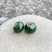 Green Nephrite Jade Bead Small Size