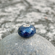 Natural Sapphire Bead Silver Core