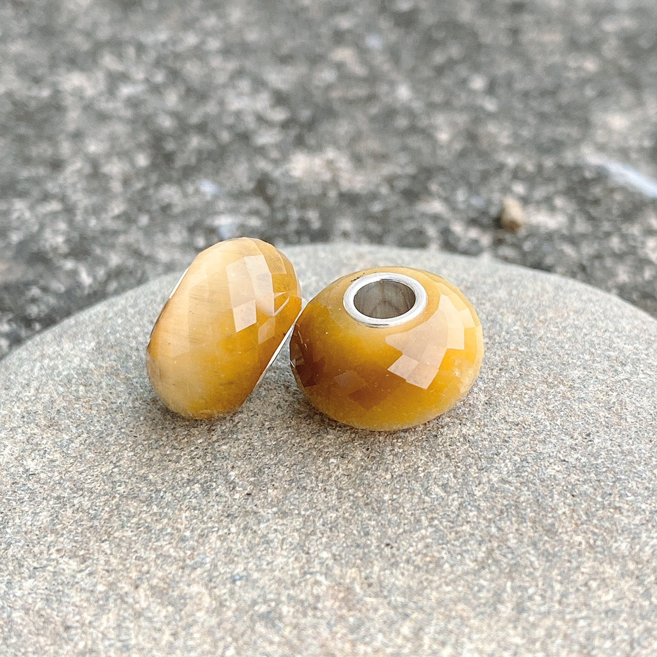 Golden Tiger Eye Stone Bead