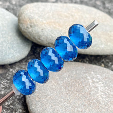 Deep Blue Topaz Bead