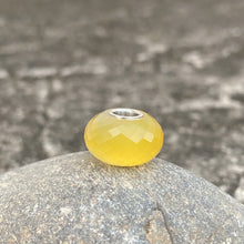 Yellow Chalcedony Bead