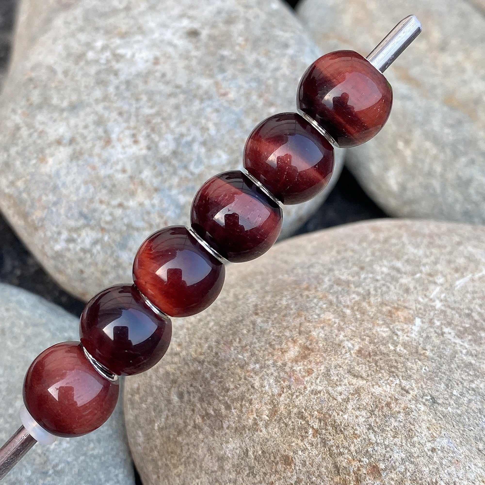 Brown Tiger Eye Stone Bead Small Size