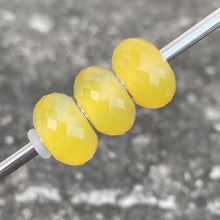 Yellow Chalcedony Bead