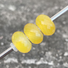 Yellow Chalcedony Bead