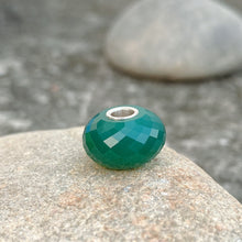 Green Chalcedony Bead