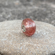 Red Rutilated Quartz Bead