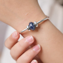 Sapphire Bangle Minimalist Set