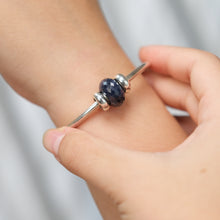 Sapphire Bangle Minimalist Set
