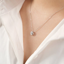 Dainty Lab-Grown Diamond White Gold Necklace