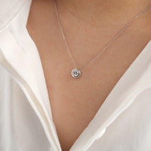 Dainty Lab-Grown Diamond White Gold Necklace
