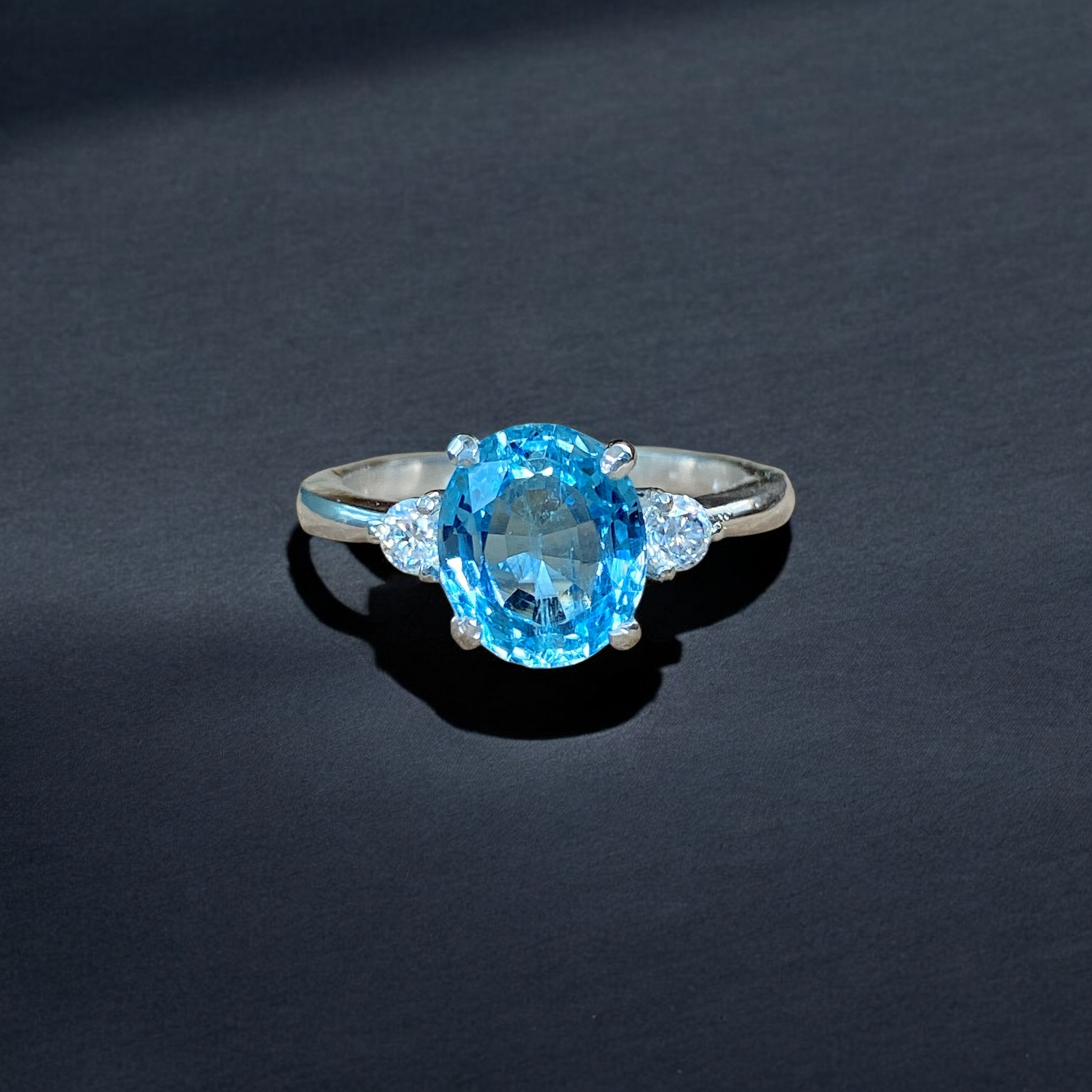 Natural Aquamarine Ring