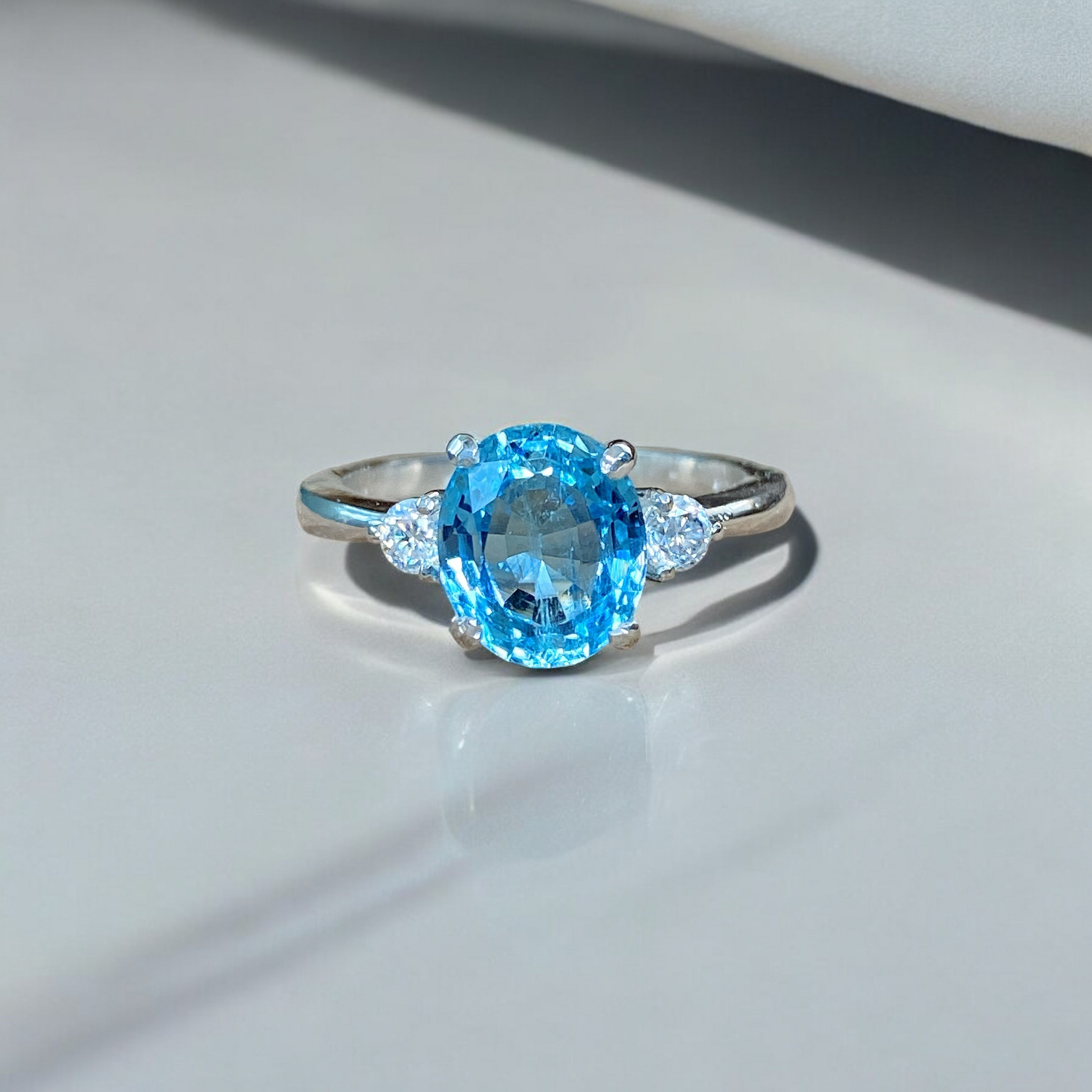 Natural Aquamarine Ring