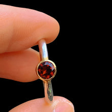 Natural Garnet Ring 14K Gold Setting