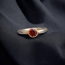 Natural Garnet Ring 14K Gold Setting