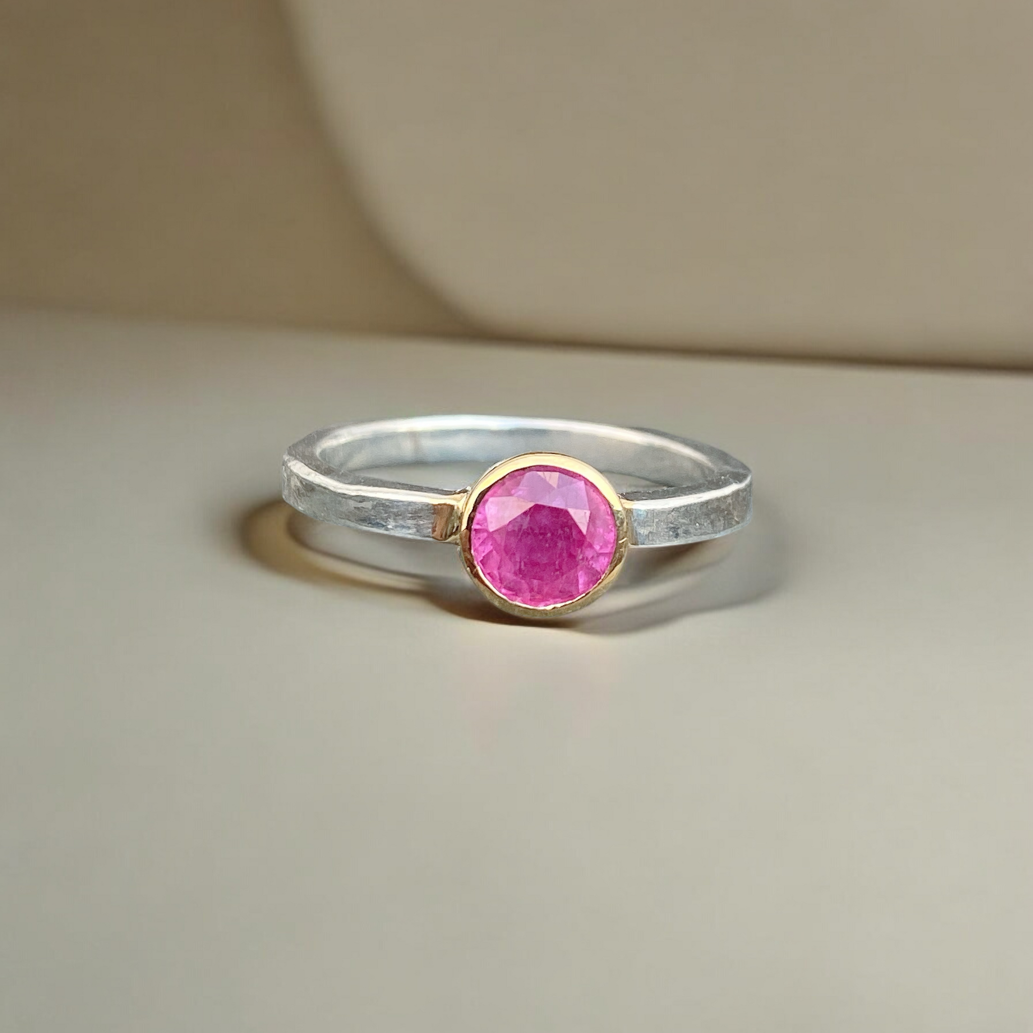 Ruby Ring 14K Gold Setting