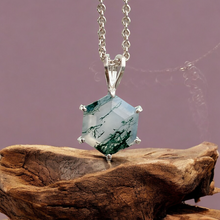 Natural Moss Agate Necklace