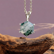 Natural Moss Agate Necklace