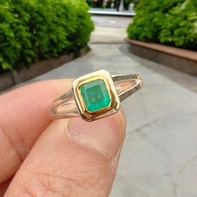 Emerald Ring 14K Gold Setting
