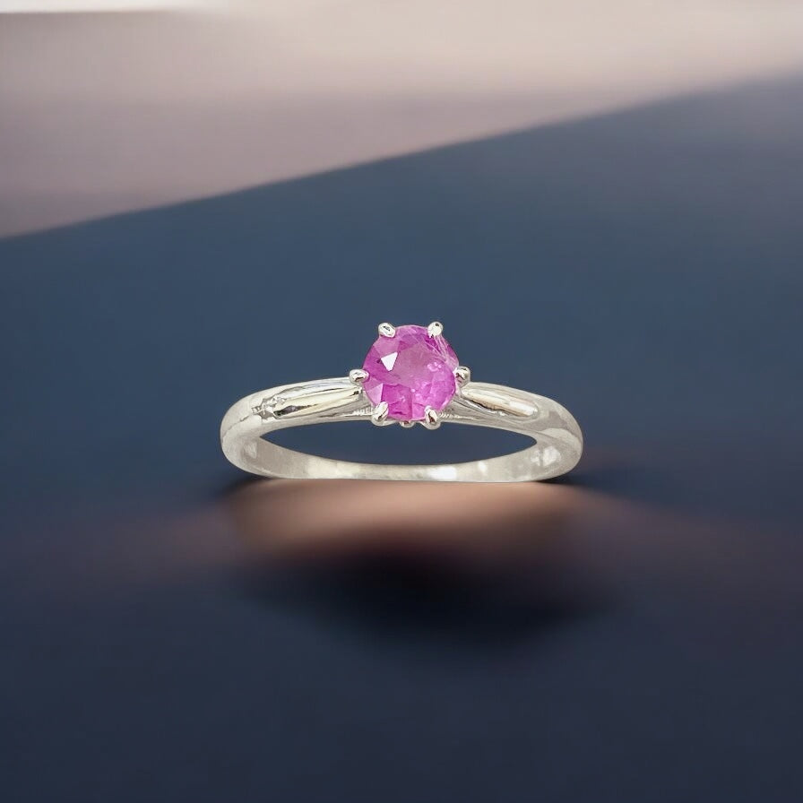 Pink Sapphire Ring