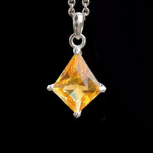Citrine Necklace Kite Cut