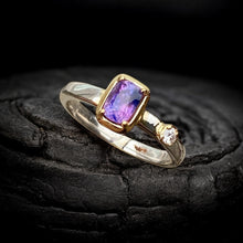Purple Sapphire Ring 10K Gold Setting