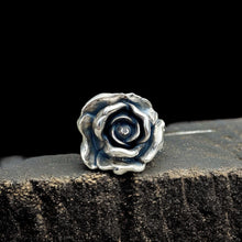 Rose Silver Charm