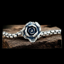 Rose Silver Charm