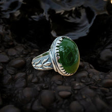 Russian Nephrite Jade Ring