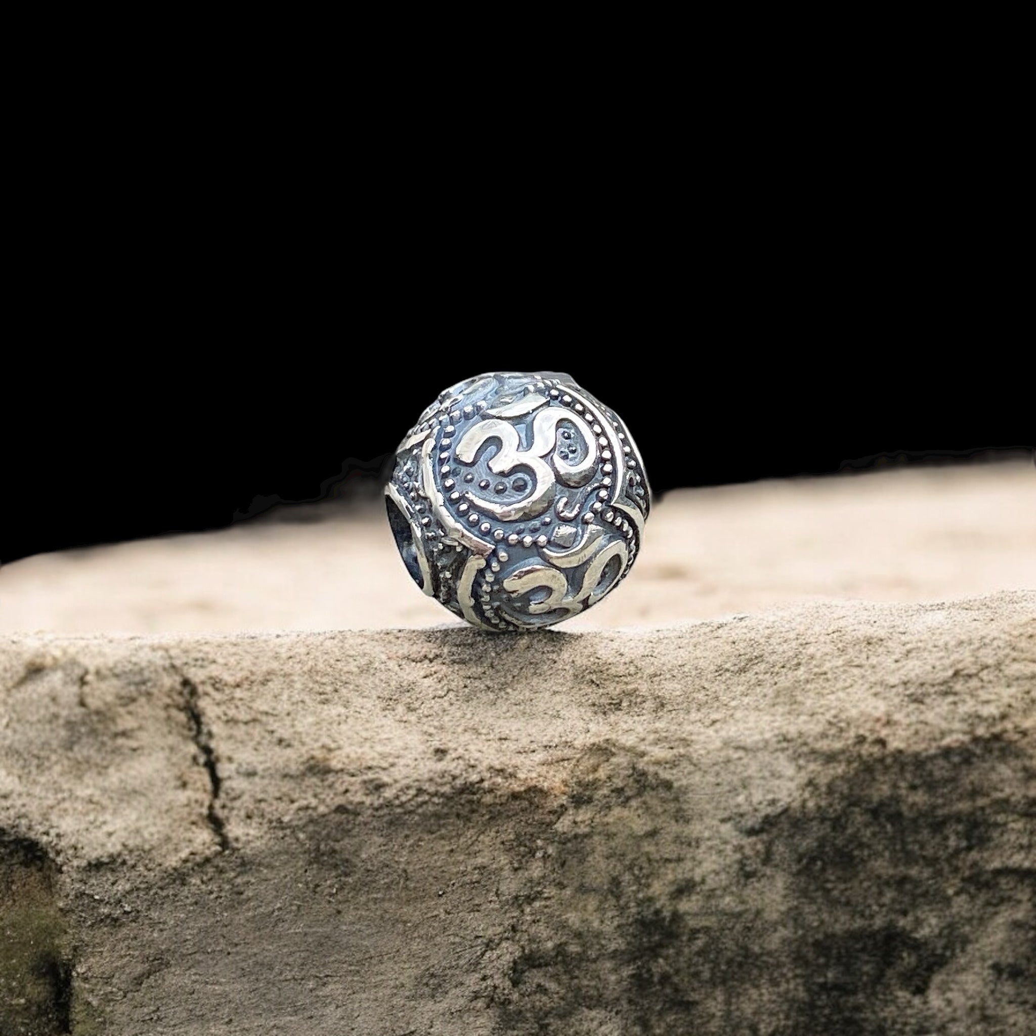 Ohm Vintage Silver Charm