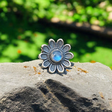 Daisy Flower Bead With Moonstone