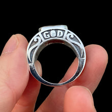 God Bless Ring Garnet