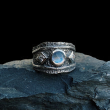 Rustic Moonstone Ring