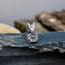 Autumn Squirrel Flower Charm