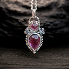 Natural Amethyst Necklace – Secret Garden Pendan