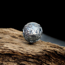 Sterling Silver Christmas Charm – Santa Bead For Bracelet