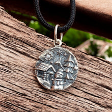 Winter Medallion Charm