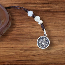 Lotus Phone Charm – Personalized Name Engraving Charm