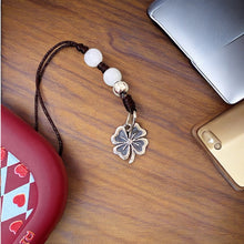 Four-Leaf Clover Phone Charm