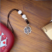 Four-Leaf Clover Phone Charm
