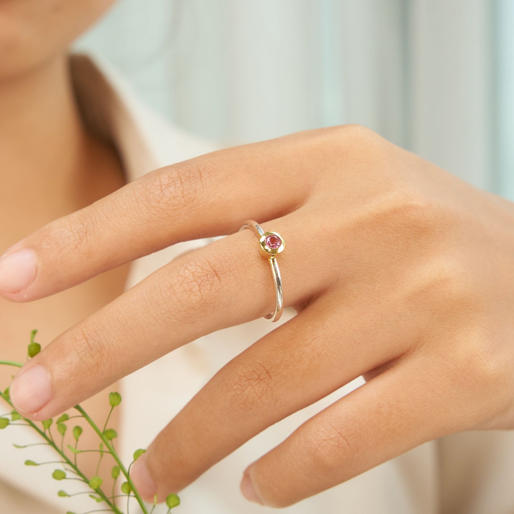 Tourmaline Ring 10K Gold Setting