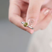 Peridot Ring 14K Gold Setting