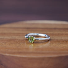 Peridot Ring 14K Gold Setting