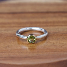 Peridot Ring 14K Gold Setting