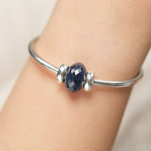 Sapphire Bangle Minimalist Set
