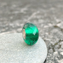 Emerald Bead Silver Core