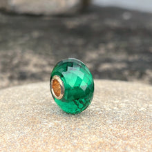 Emerald Bead 14K Gold Core