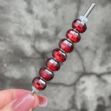 Garnet Bead Step Cut Lantern Shape