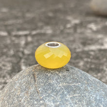 Yellow Chalcedony Bead