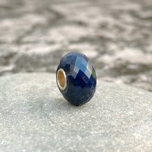 Natural Sapphire Bead Silver Core