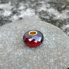 Garnet Bead 14K Gold Core